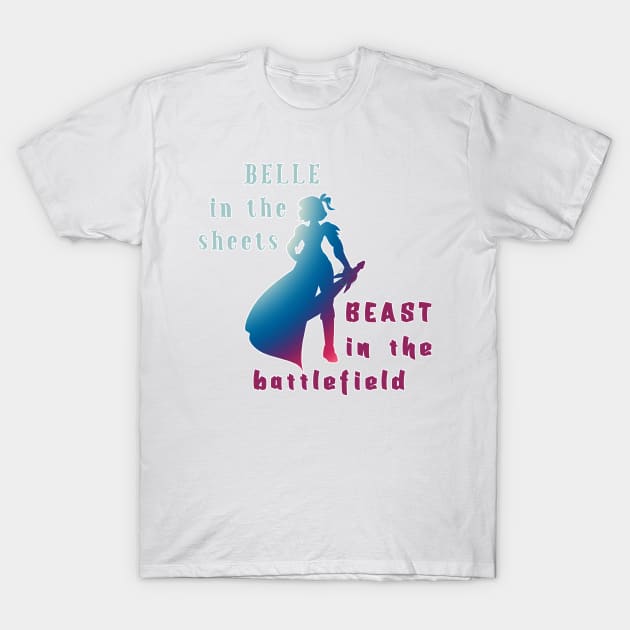 Both a Belle and a BEAST T-Shirt by JuditangeloZK